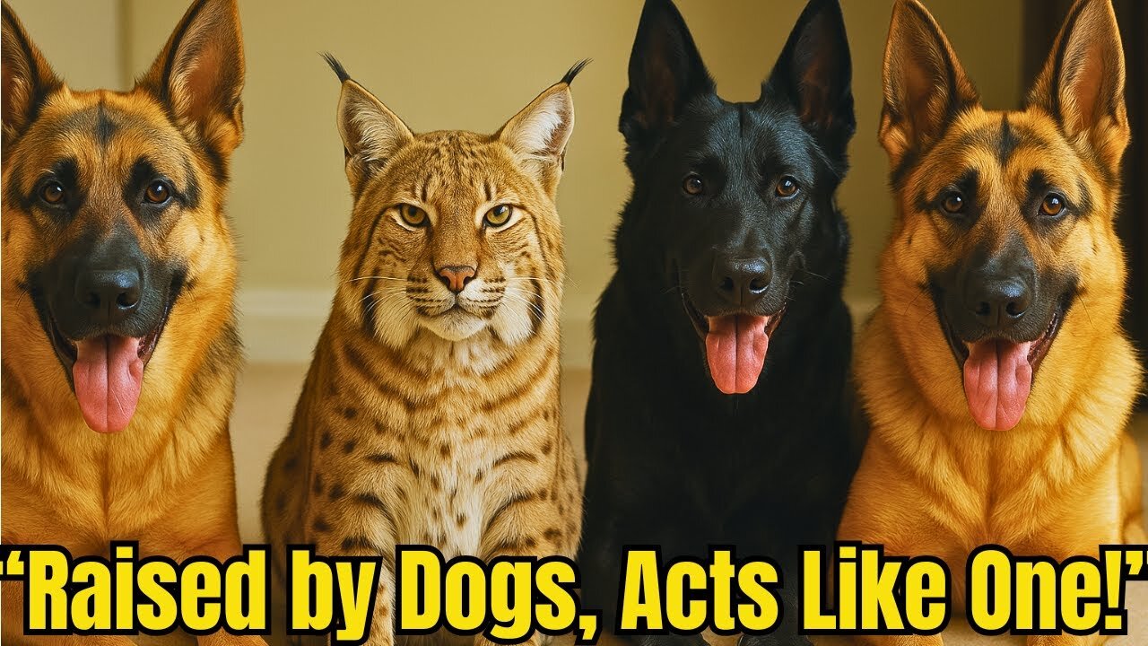 This Bobcat Was Raised by Dogs — What It Does Next Will Leave You Speechless!
