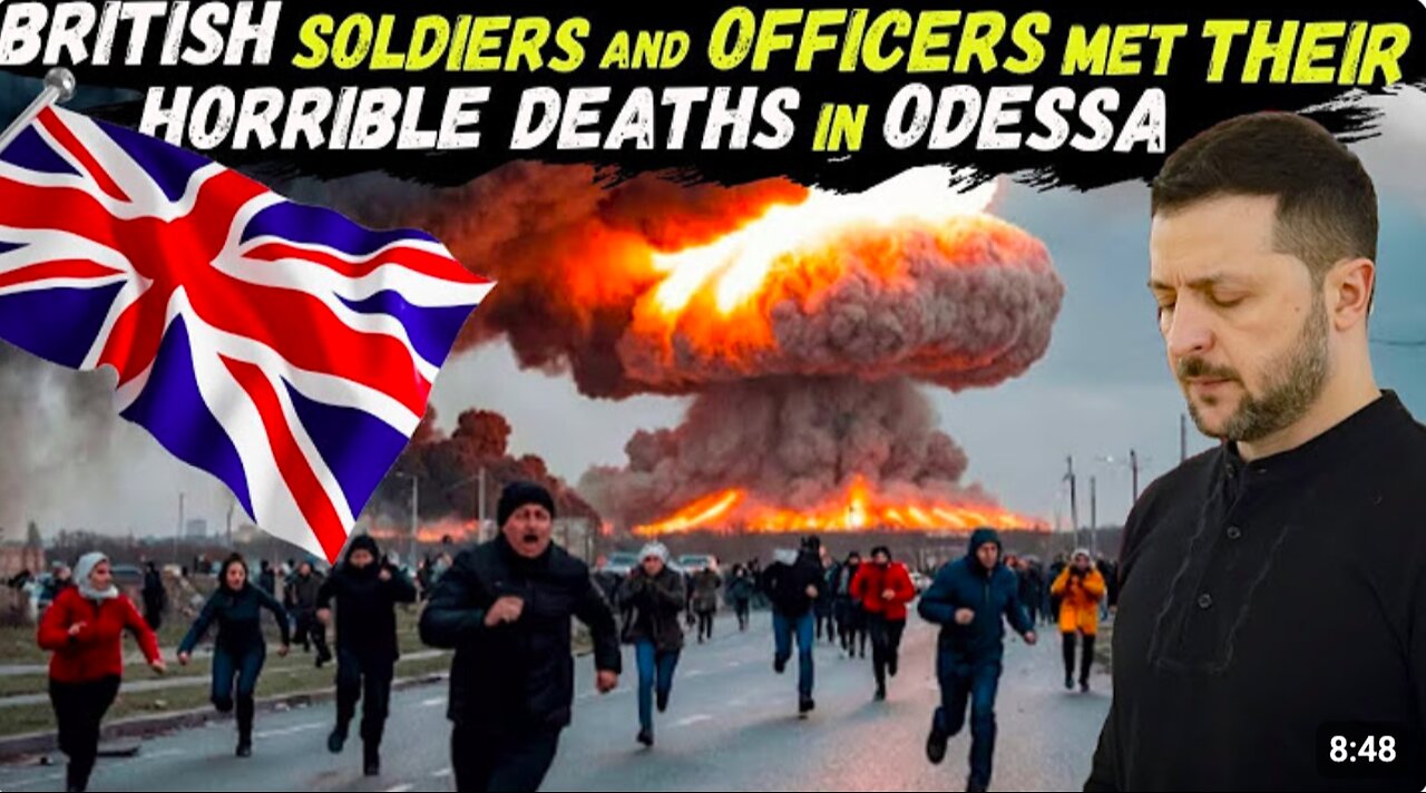 A mushroom cloud over Odessa - Russia attacked the leisure center filled with British soldiers