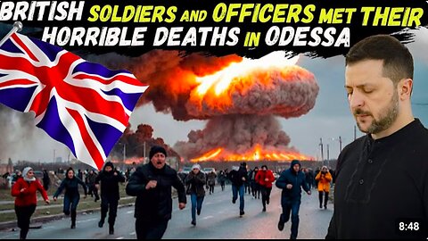 A mushroom cloud over Odessa - Russia attacked the leisure center filled with British soldiers