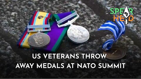 US Veterans Throw Away Medals At NATO Summit