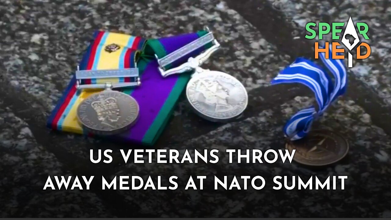 US Veterans Throw Away Medals At NATO Summit