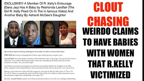 BOZO TRIES TO DISCREDIT R.KELLY VICTIMS CLAIMING THAT HE HAD CHILDREN WITH THEM