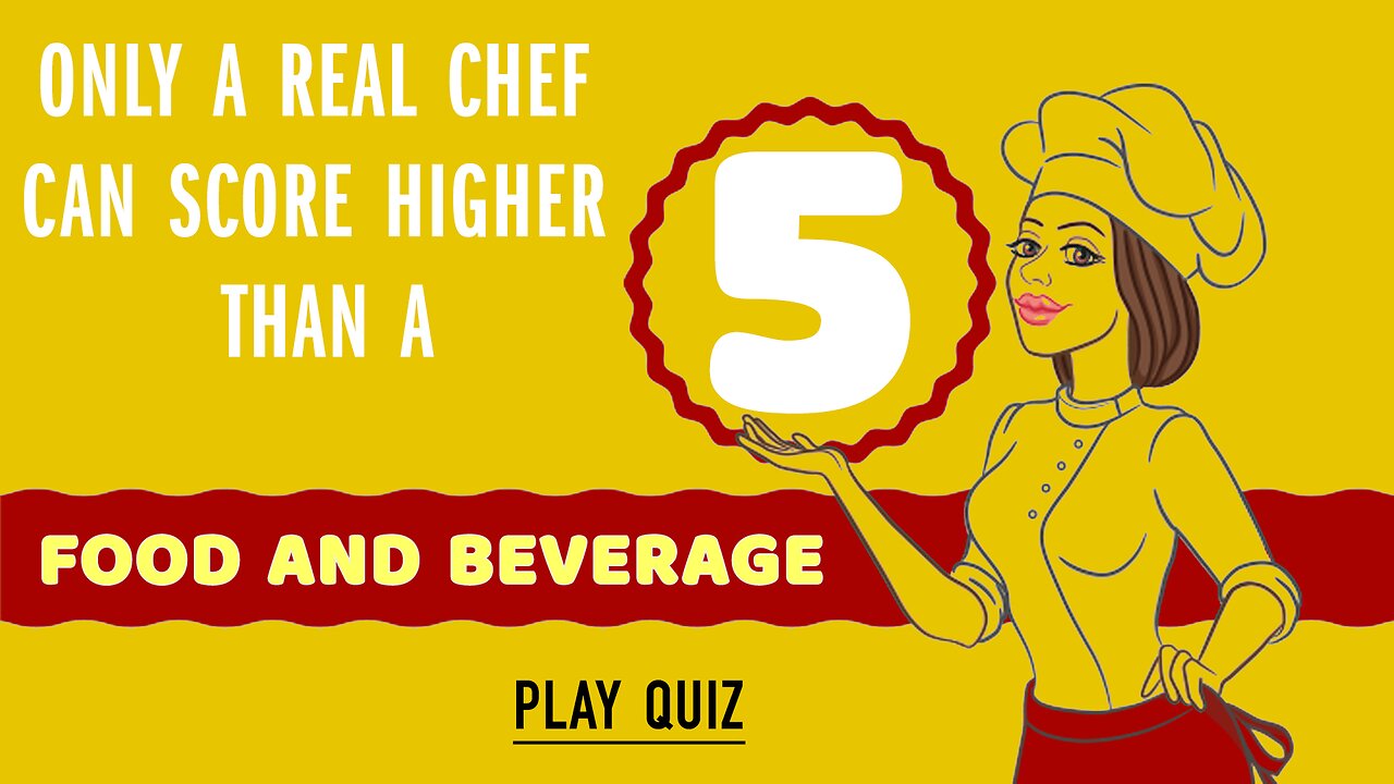 This is a quiz for Foodies!