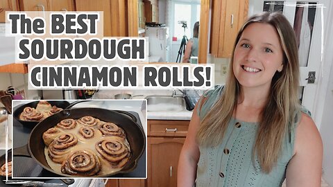 SOURDOUGH CINNAMON ROLLS! | EASY, DELICIOUS RECIPE | STEP BY STEP