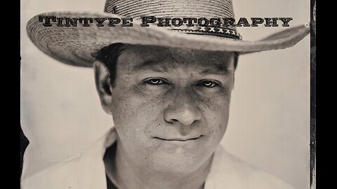 I had my portrait made with tintype photography