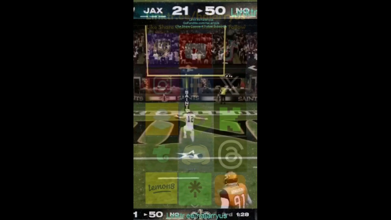 Fumble Scores NO 56 vs JAX 21 #AllMadden #Madden25 #NFLmadden #madden