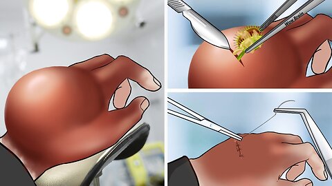 ASMR Remove foreign objects from the back of the hand and treat wounds | WOW Brain Satisfying video