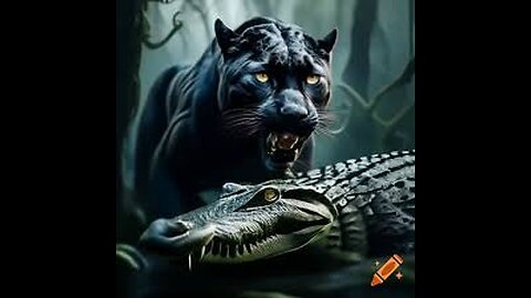 "Epic Battle: Panther vs Crocodile – You Won’t Believe This!"