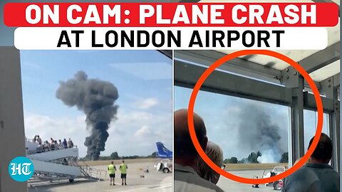 On Cam: Plane Crash At London Airport, Huge Blast, Amid Probe Into Air India Mishap| Southend