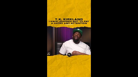 @tk_kirkland I have learned not to pay a hater any attention
