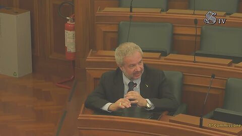 🔴 Sen. Claudio Borghi in occasione dell'Audiz. del Prof. Nello Preterossi in Commissione affari UE