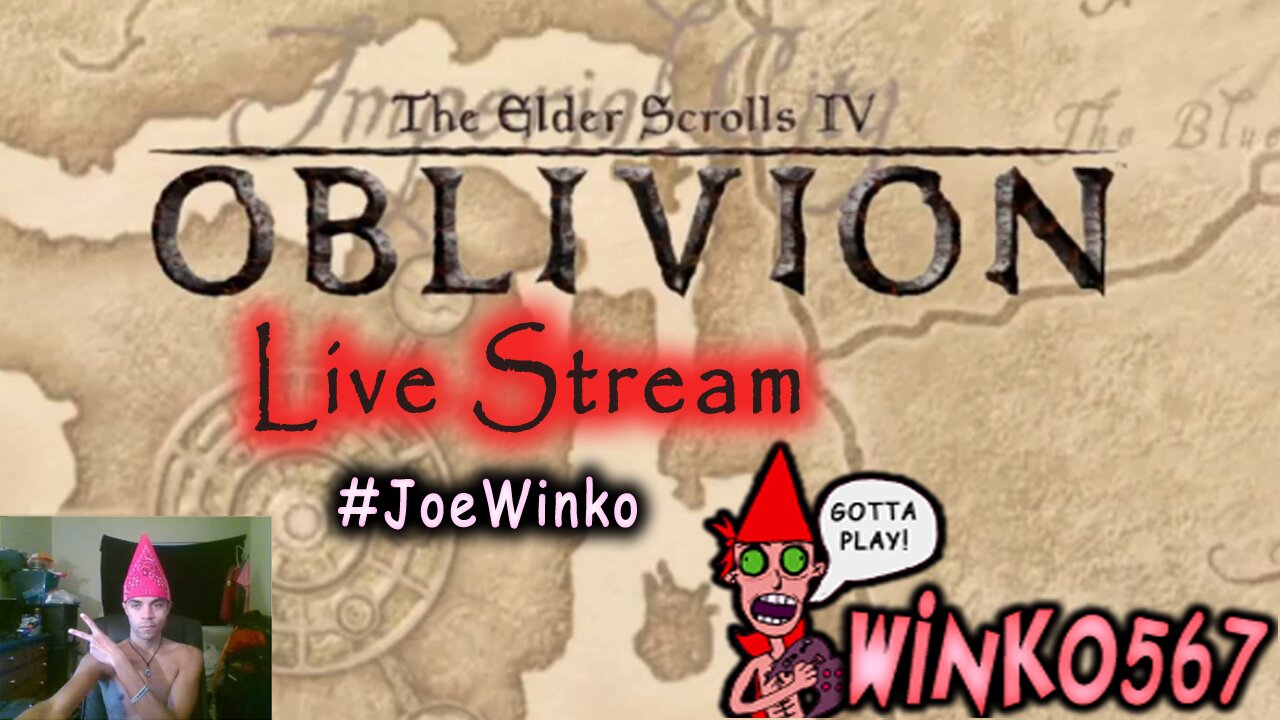 Elder Scrolls IV Oblivion Live Stream Part 01 (Jan 20th 2018) - Joe Winko