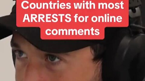 This is interesting... Countries With The Most ARRESTS For Online Comments..