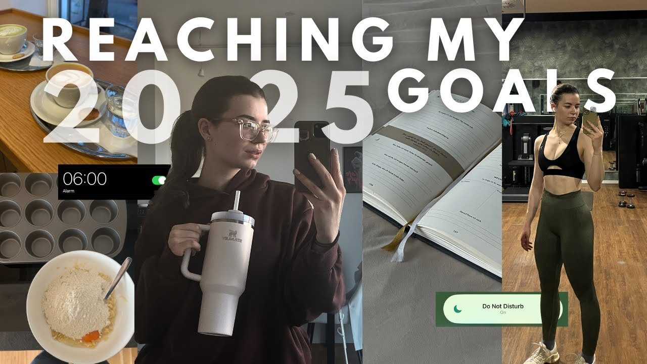 working towards my 2025 goals | how to be productive, half-marathon training & self-care🤍