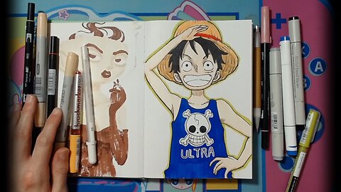 [ONE PIECE] Drawing Monkey D. Luffy! ☠️