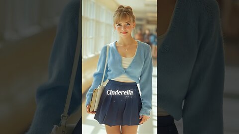 Disney Princesses as High School Girls Part 2 #disney #princess #aiart