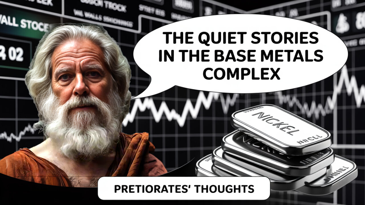 Pretiorates’ Thoughts – The Quiet Stories in the Base Metals Complex