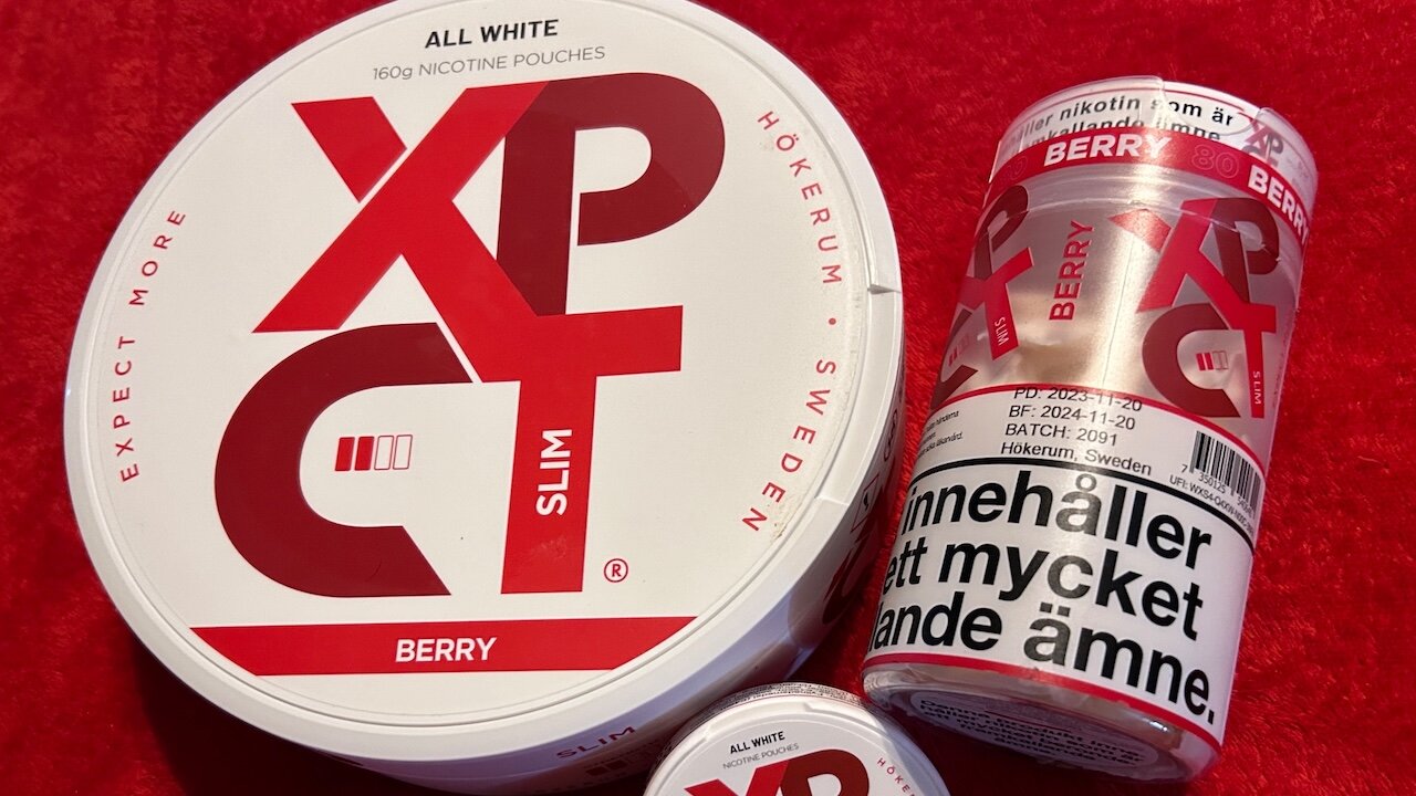 XPCT Berry (Big Can & Tube) Nicotine Pouches Review