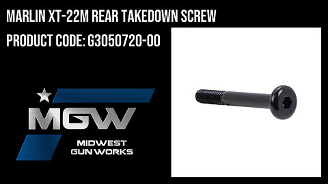 Marlin XT-22M Rear Takedown Screw - G3050720-00
