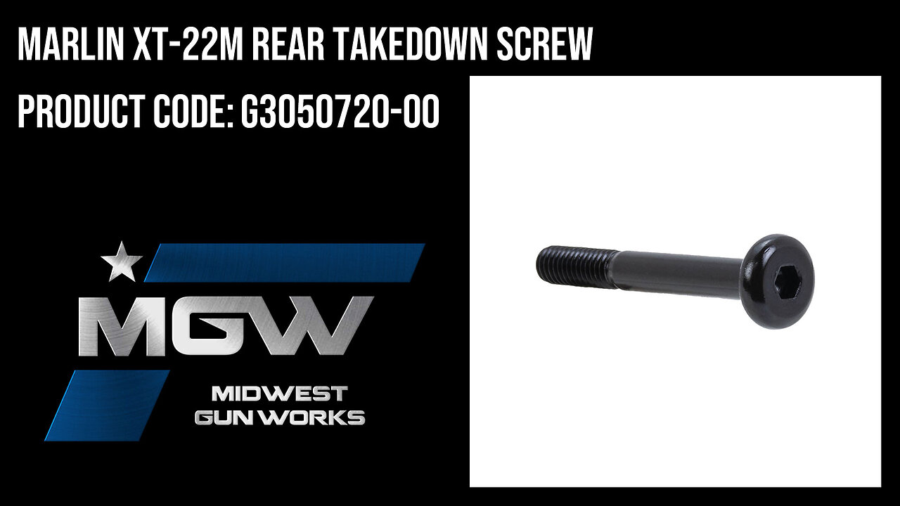 Marlin XT-22M Rear Takedown Screw - G3050720-00