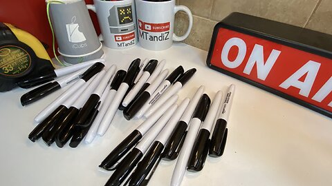 Look at Amazon Basics Fine Tip Point Permanent Markers for Office School and Home Use Black 24 Pack