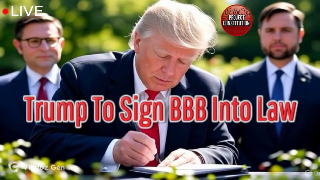 🚨LIVE: TRUMP Signs "BBB"Into Law During White House Picnic
