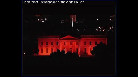 WHITE House-LIT UP RED ? HEADs Up!! Take-Over In Progress In YOUR FACE !! THISISIT4321.WOW