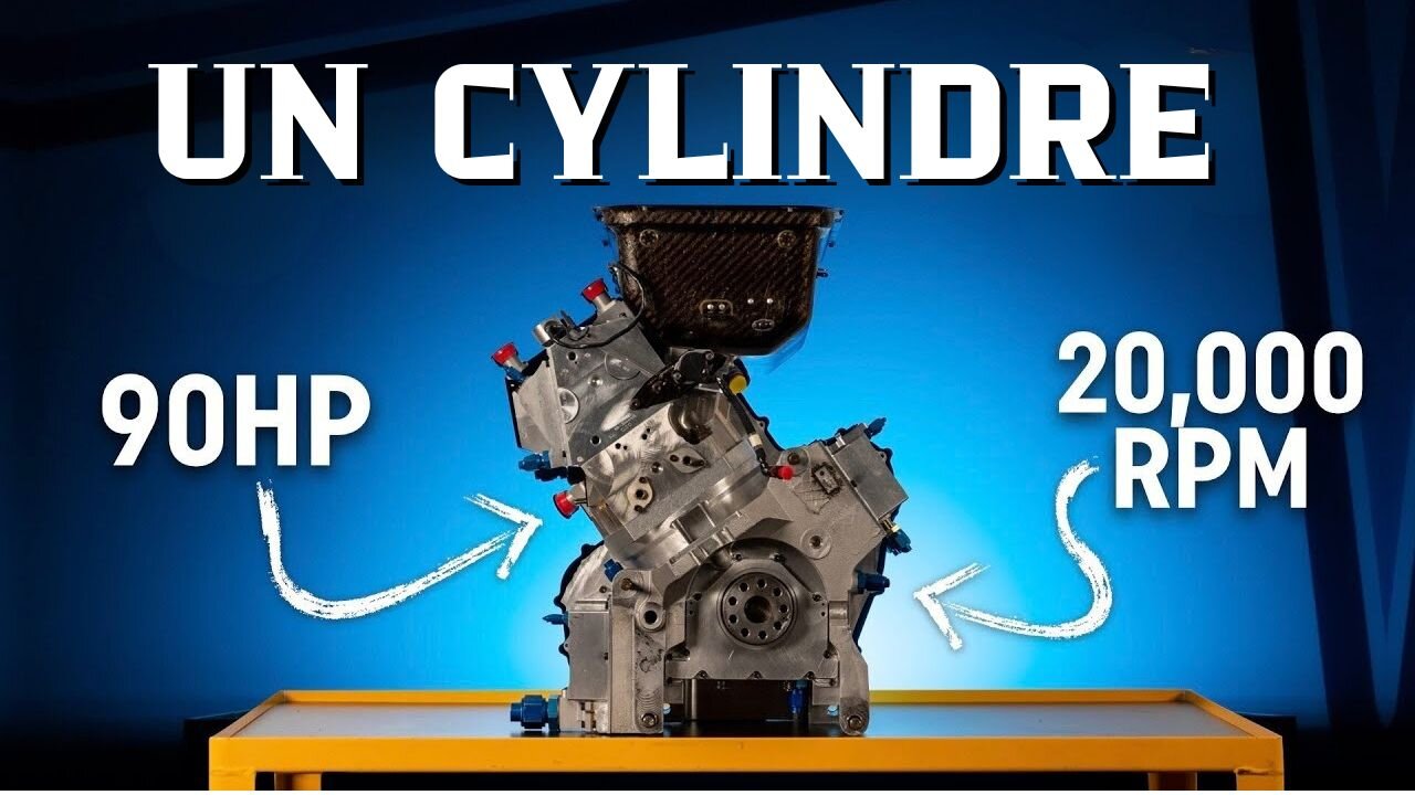 INCROYABLE ! Moteur F1 à Un Seul Cylindre – 20 000 tr/min, 90ch, Son ÉPIQUE ! DriveTribe FR
