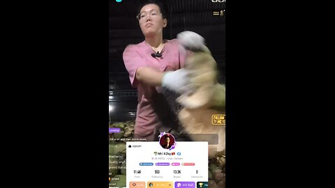 This lady from Vietnam is removing the outer layer from a coconut.