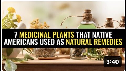 "Native American's 7 Medicinal Plants Used as Natural Remedies"