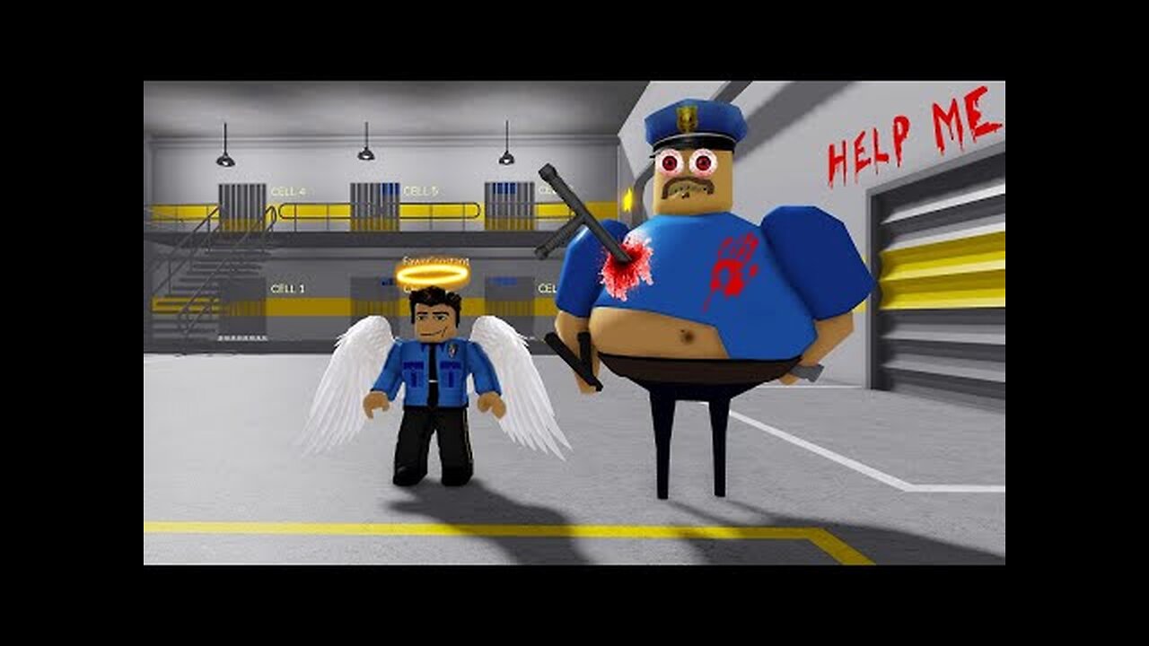 Escaping from a BARRY'S PRISON RUN! And BECAME a BARRY COP