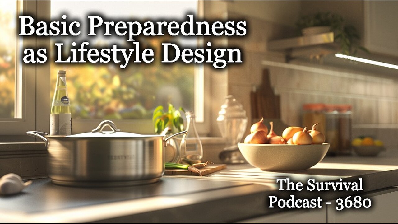 Basic Preparedness as Lifestyle Design - 3680