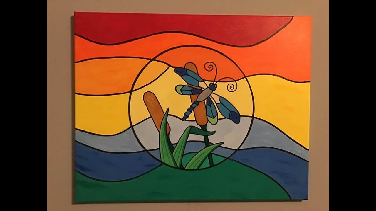Stained Dragonfly pt 2