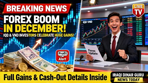 Forex BOOM in December! IQD & VND Investors Celebrate Huge Gains 💥 Iraqi Dinar Guru News Today