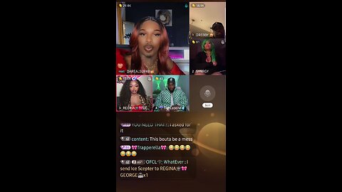 IN THIS SEGMENT ON GOSSIP GIRLS SZN 2... ALLEGEDLY SYNRGY SLEPT WITH LOOZE CANNON 👀