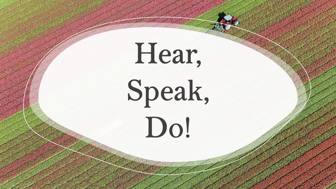 Hear, Speak, Do