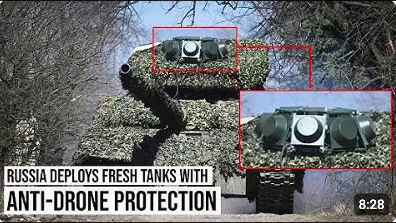 Russia deploys new tanks with brand-new anti-drone technology - a triumph of innovation