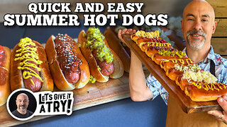 Quick and Easy Summer Hot Dogs on the Blackstone Griddle