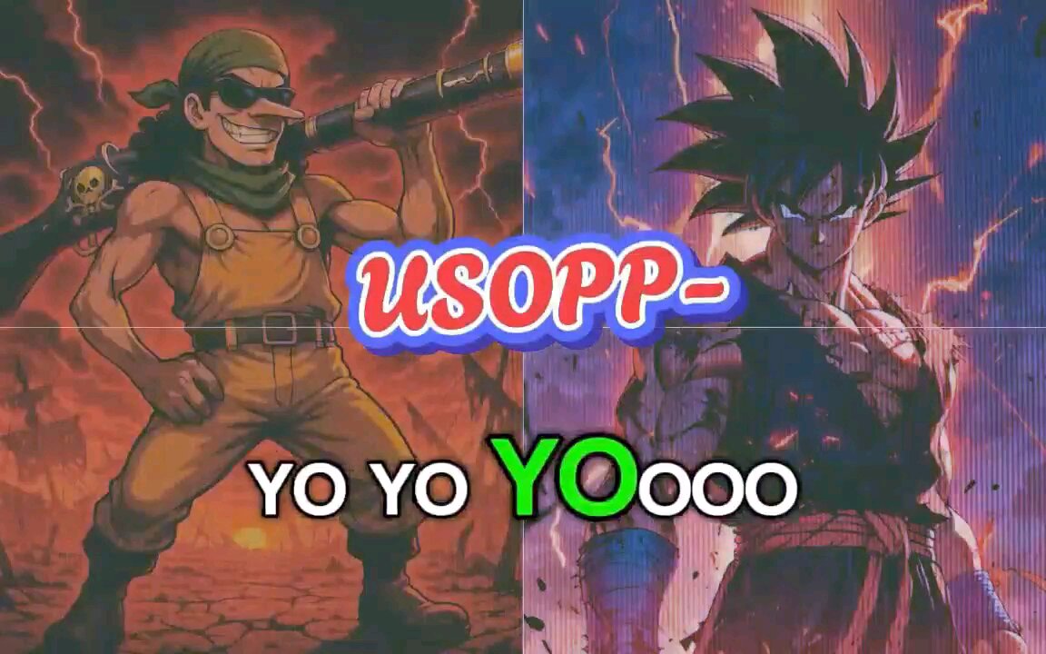 king usopp vs goku |One piece dragon ball z collaboration tribute song