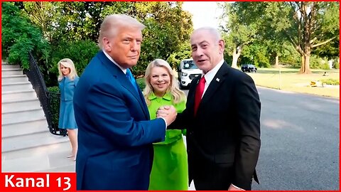 Trump meets with Netanyahu for private dinner at the White House