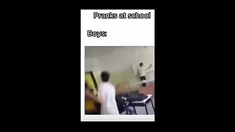 Hilarious School Prank | Girls vs Boys