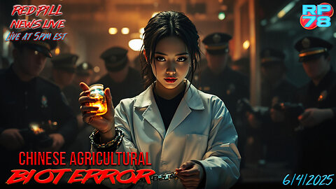 CCP Scientist Arrested at UofM with Deadly AgroTerror Bacteria on Red Pill News Live