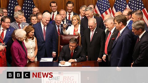 Major win for Donald Trump as US Congress passes 'big, beautiful bill' | BBC News