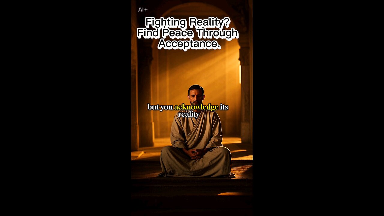 Fighting Reality? Find Peace Through Acceptance.