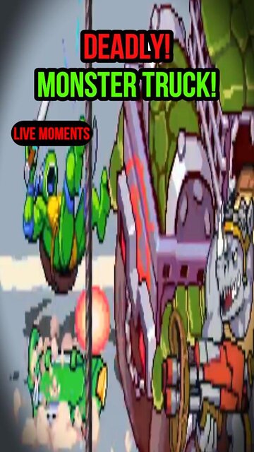 THE DEADLY MONSTER TRUCK! - Turtle Tenderizer Boss Battle - #tmntshreddersrevenge #bossbattles