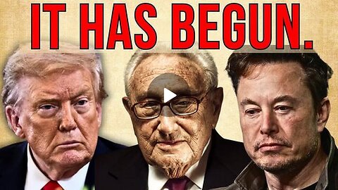 The Government Just Triggered “Project Genesis” - Kissinger’s Final Plan - Elon Musk Warns America