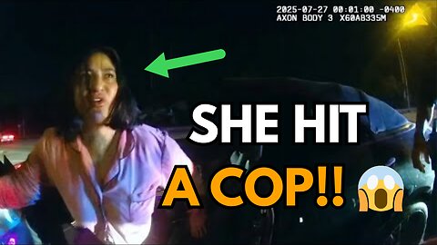 Entitled Sister Attacks Police After Brother’s DUI Arrest!
