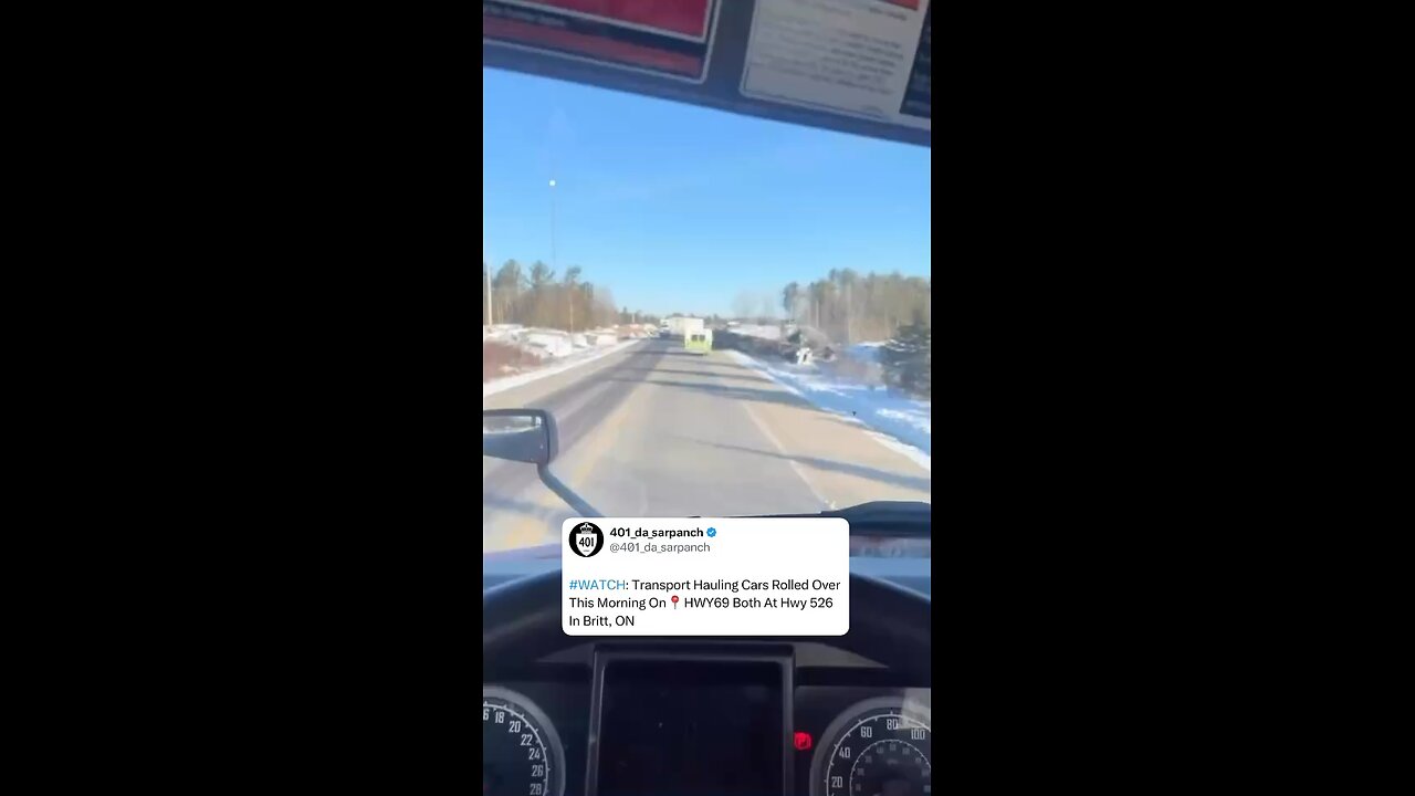 Hwy 69 Accident At Britt Station