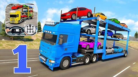 Car Transporter Trailer Truck - Gameplay Walkthrough | Part 1 (Android)