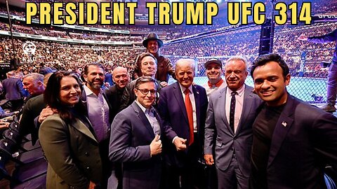 Trump’s Epic UFC 314 Night with Elon Musk, Little X, and MAGA All-Stars!